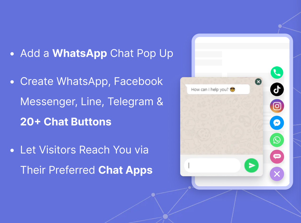 Chaty floating chat widget for Duda
