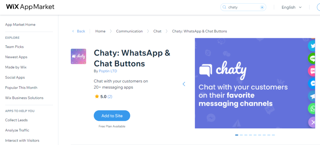 App wix chat Wix Discord