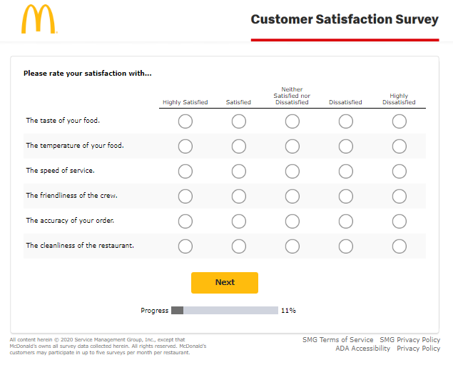 Weis Market Customer Satisfaction Survey