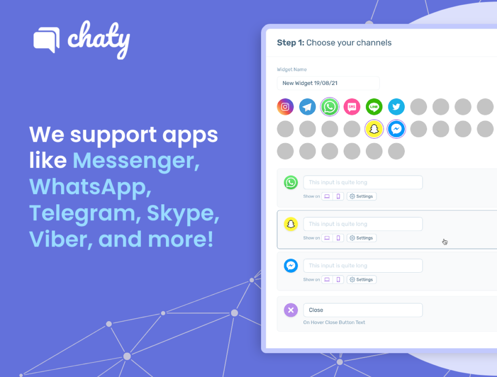 Chaty is a better alternative to Tidio