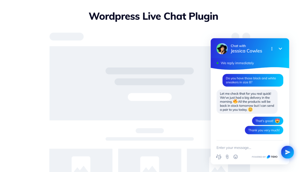 wordpress live chat plugin tidio chaty