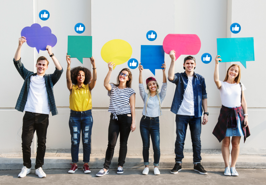 Gen z target audience on social media