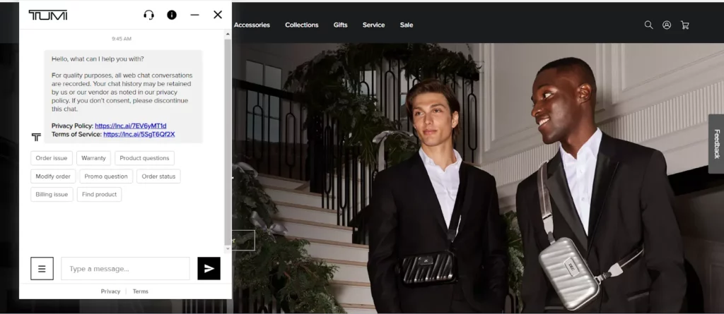 live chat for ecommerce