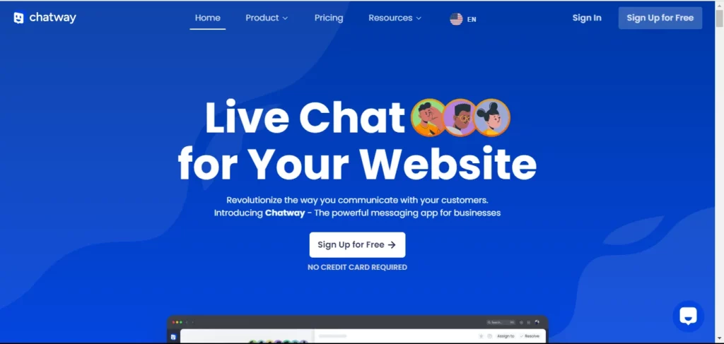 chatway live chat customer support tool