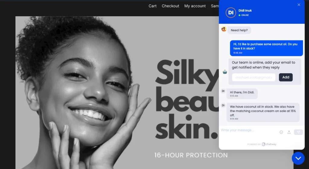 Chatway live chat interface crisp chat alternative Chatway live chat interface crisp chat alternative