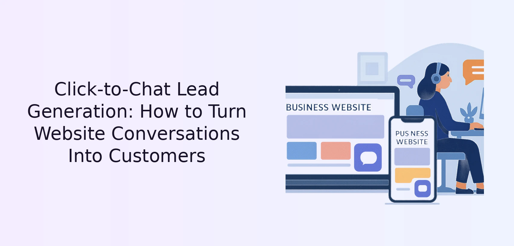 Click-to-Chat Lead Generation: How to Turn Website Conversations Into Customers