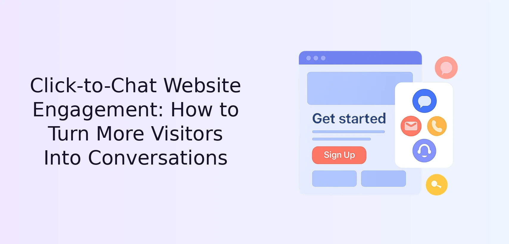 Click-to-Chat Website Engagement: How to Turn More Visitors Into Conversations