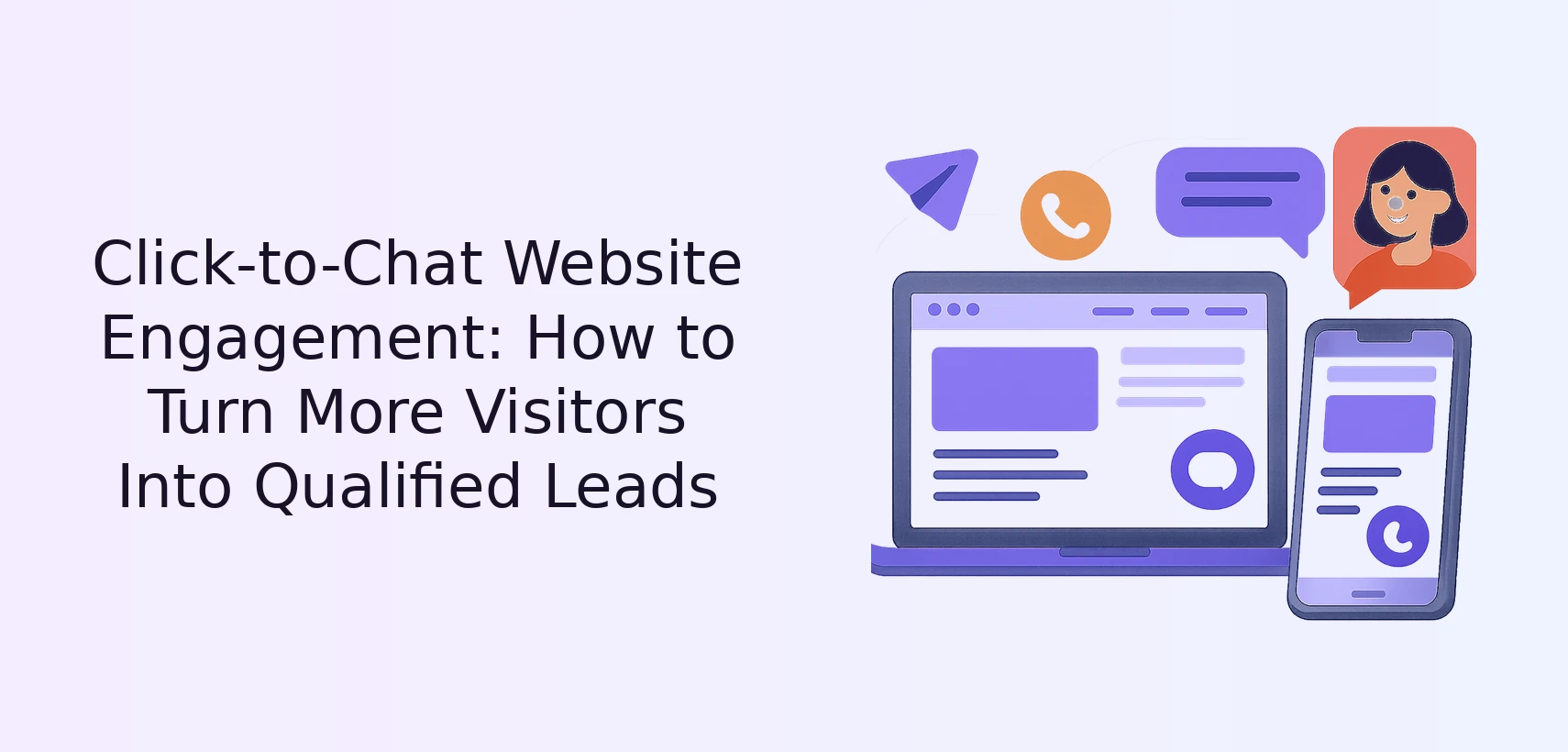 Click-to-Chat Website Engagement: How to Turn More Visitors Into Qualified Leads